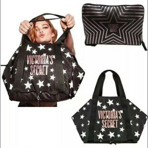 Victoria’s Secret Celestial Shimmer Packable Weekender Tote Bag